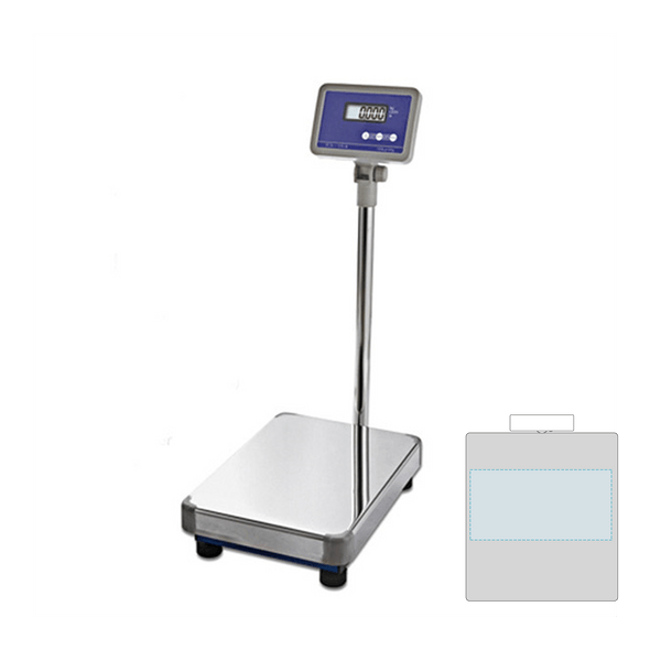 Digitale vloerweegschaal voor 150 kg metaal